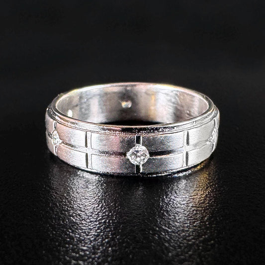 9ct Gold Diamond Band